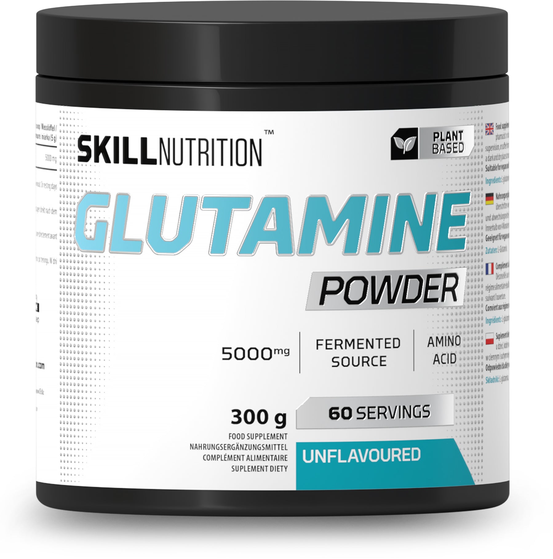 Skill Nutrition beskonė glutamino pudra – 300 g