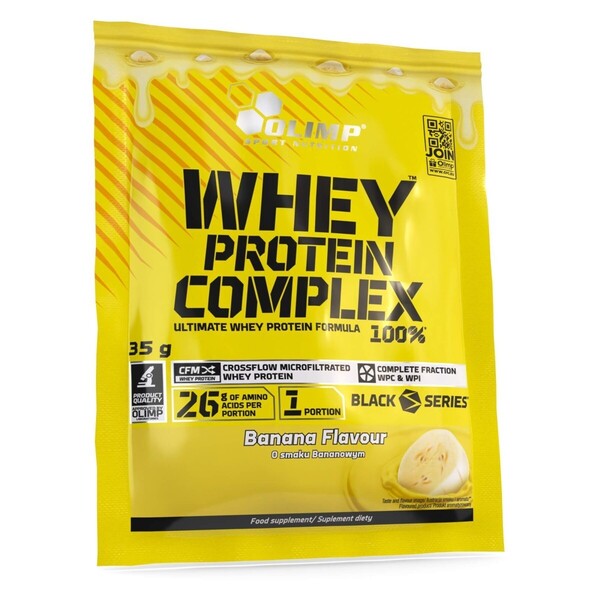 Olimp Nutrition vadakuvalgu kompleks 100%, banaan – 35 g (1 portsjon)