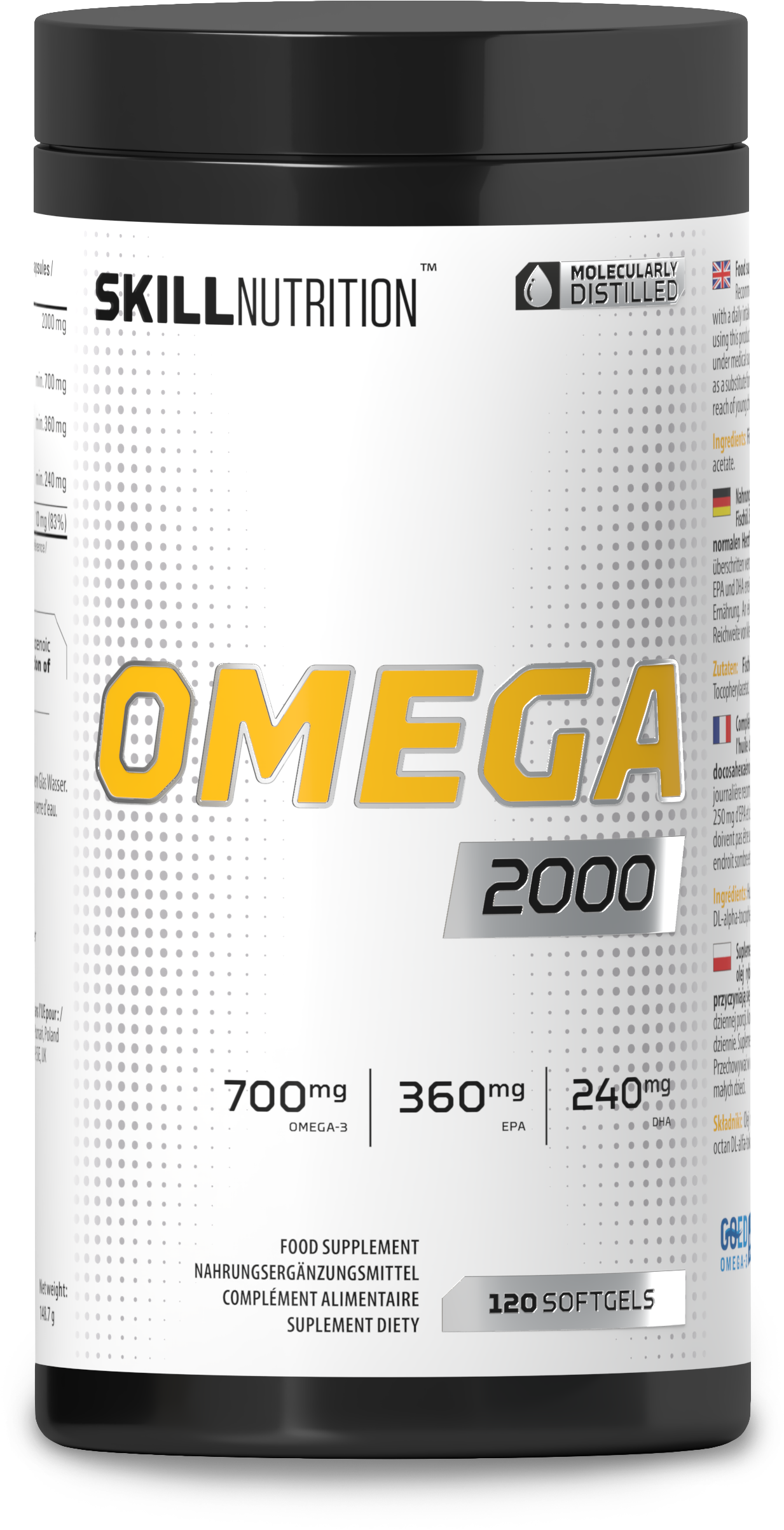Skill Nutrition Omega 2000 – 120 kapslit