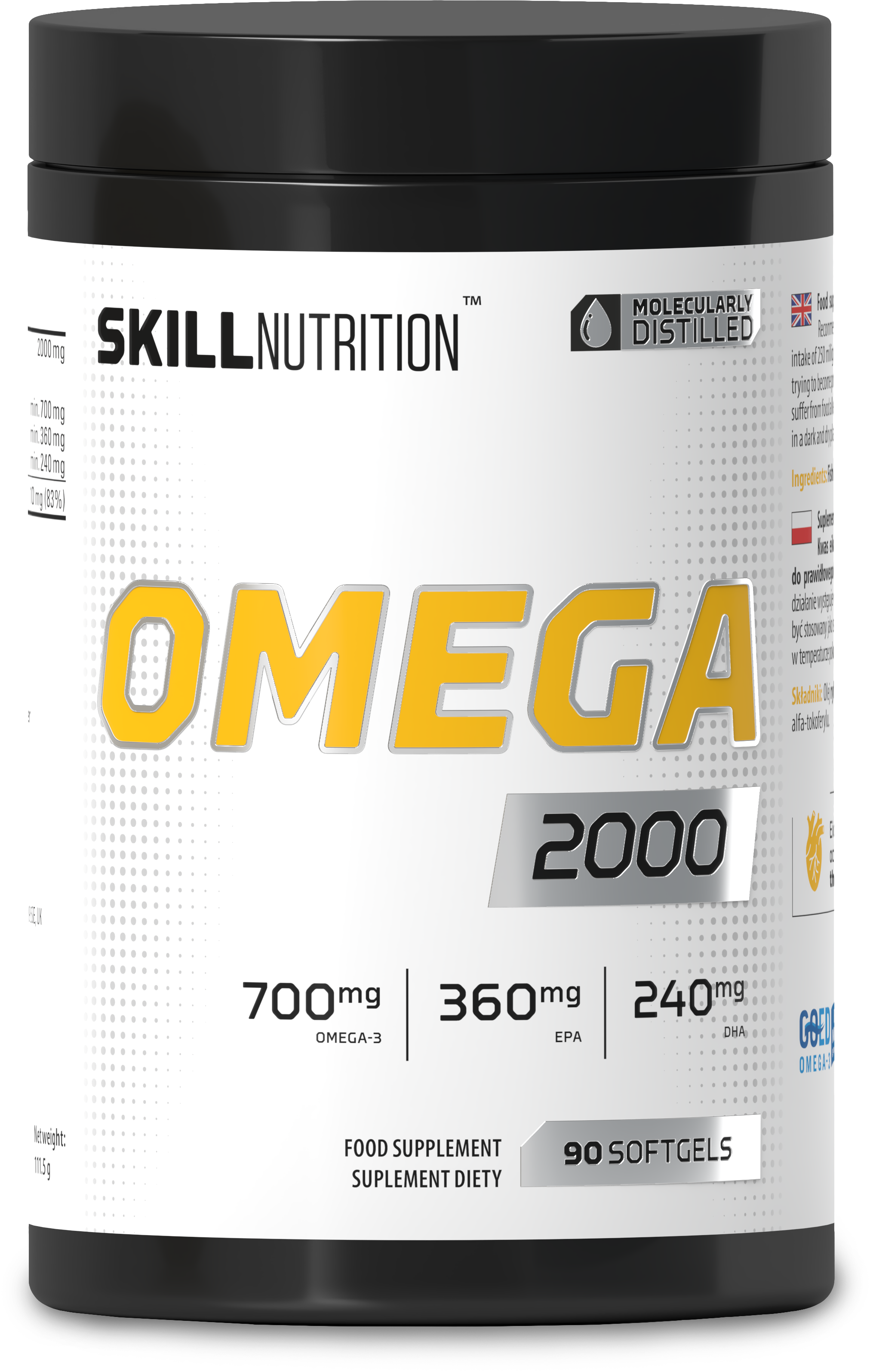 Skill Nutrition Omega 2000 – 90 kapslit