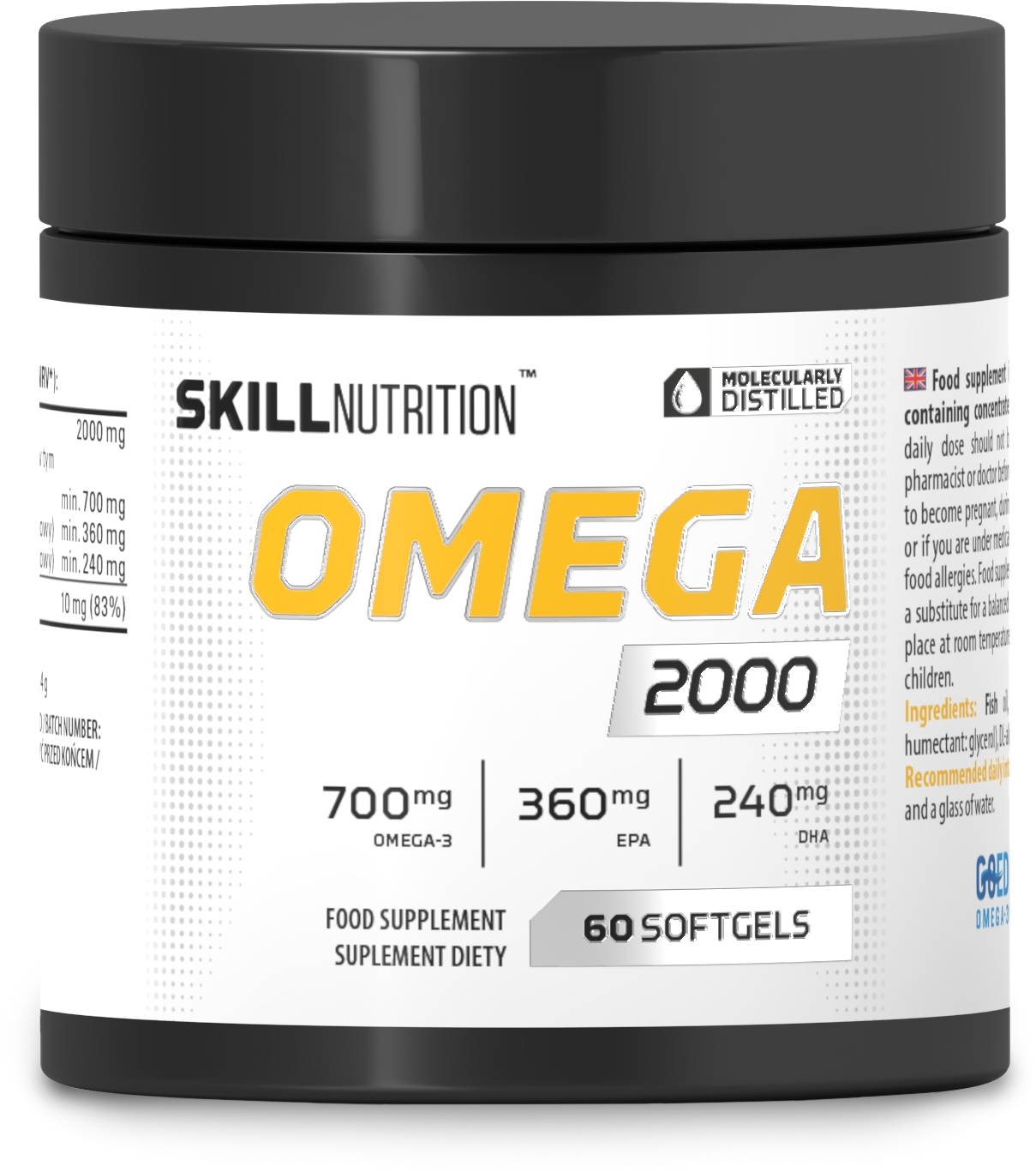 Skill Nutrition Omega 2000 – 60 kapslit