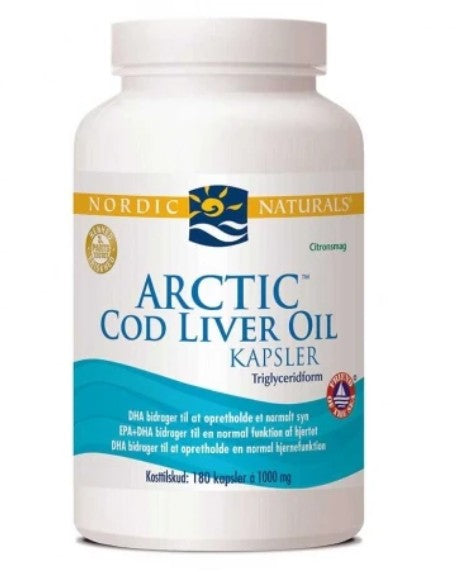 Nordic Naturals (Taani nimi) arktilise tursa maksaõli sidrunimaitselised kapslid, 750 mg – 180 kapslit
