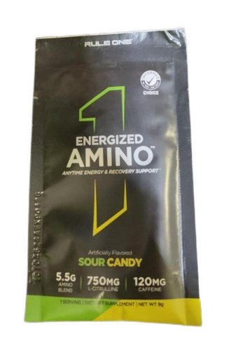 Rule One energiseeritud aminohapped, hapud kommid – 9 g (1 portsjon)