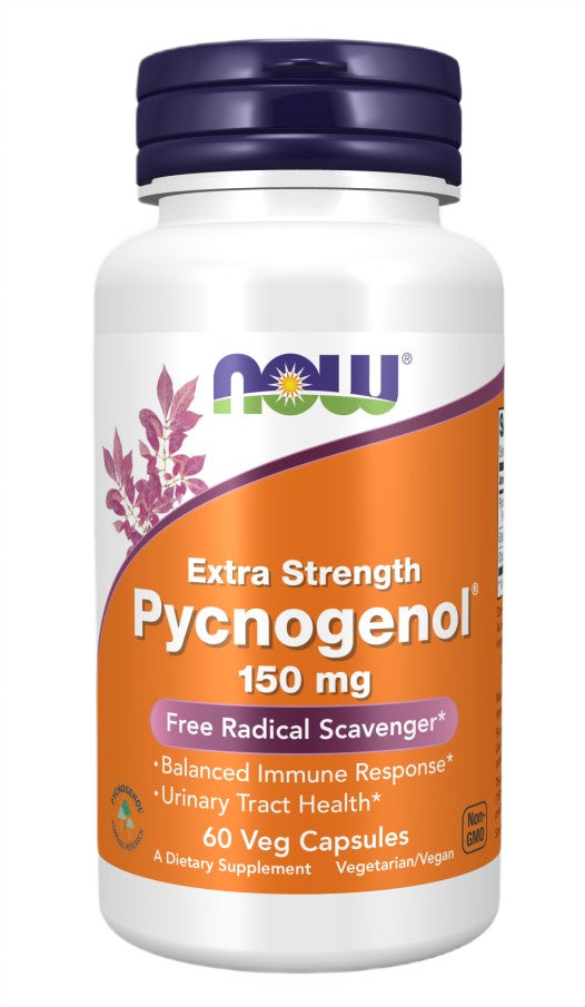 Produkto nuotrauka: NOW Foods Pycnogenol, 150mg Extra Strenght - 60 kapsulių