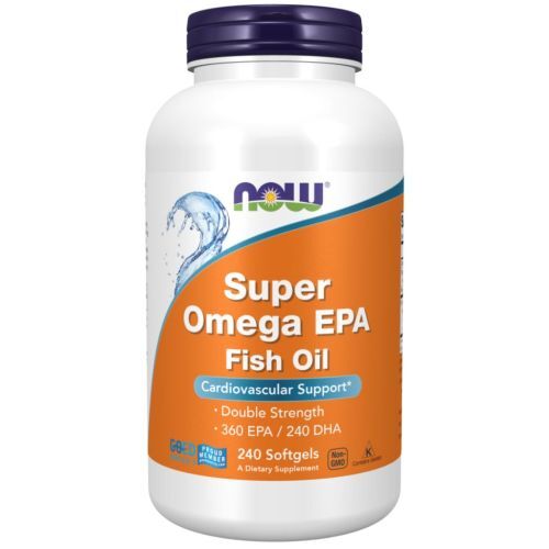NOW Foods Super Omega EPA molekulaarselt destilleeritud – 240 kapslit