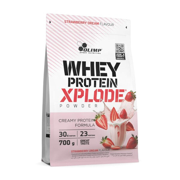 Olimp Nutrition vadakuvalgu Xplode, maasika maitsega - 700 g