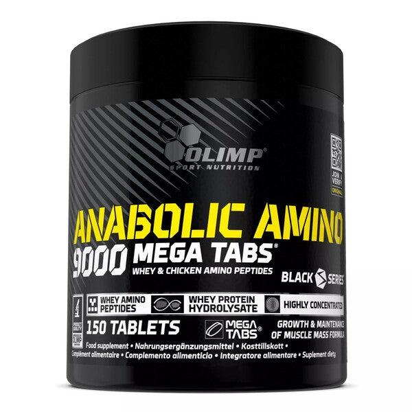 Olimp Nutrition Anabolic Amino 9000, Mega Tablets – 150 tabletti