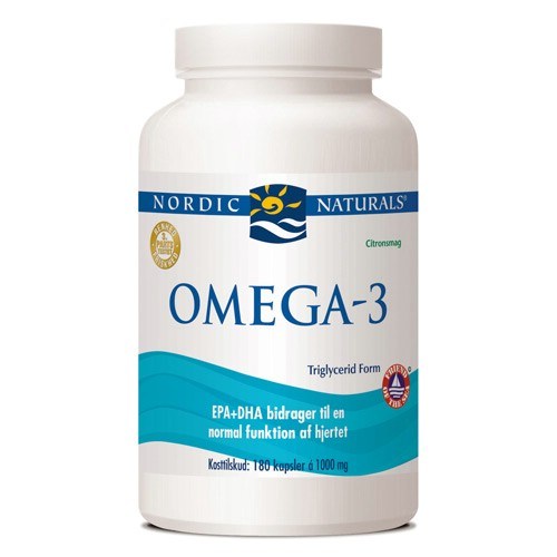 Nordic Naturals (Taani etikett) Omega-3 kalaõli, 690 mg sidrun – 180 geelkapslit