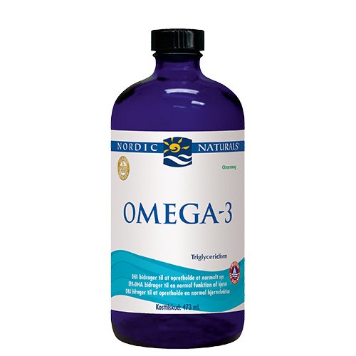 Nordic Naturals (Taani etikett) Omega-3 kalaõli, 1560mg sidrun – 473 ml.