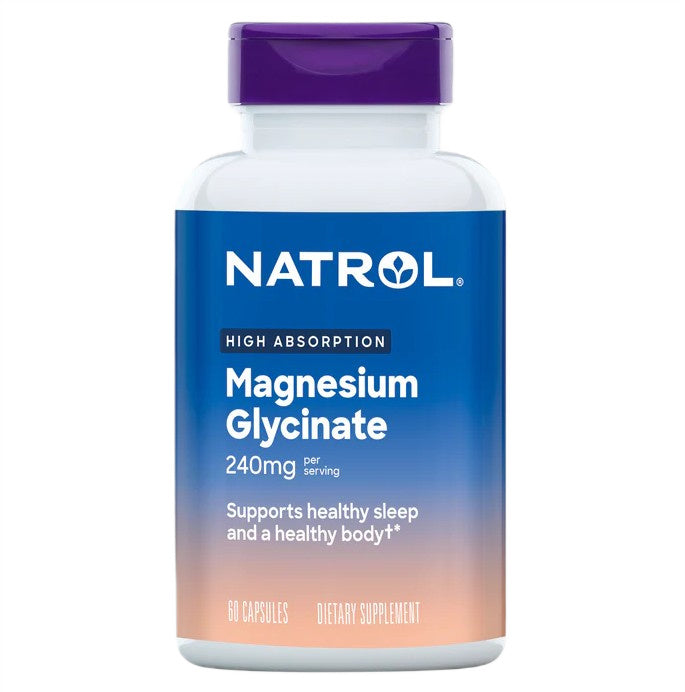 Natroli kõrge imendumismääraga magneesiumglütsinaat, 240 mg – 60 kapslit