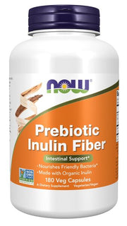NOW Foods prebiootiline inuliinkiud – 180 kapslit