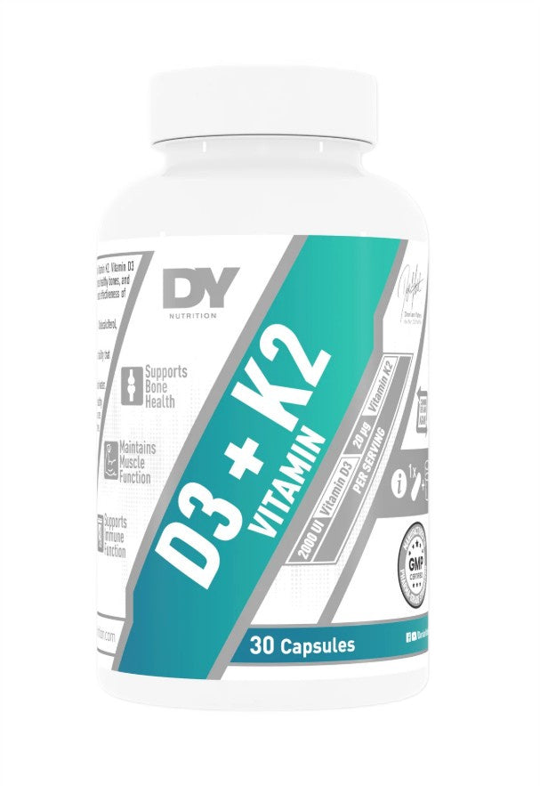 Dorian Yates D3 + K2-vitamiin – 30 kapslit