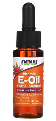NOW Foods E-vitamiini õli – 30 ml.