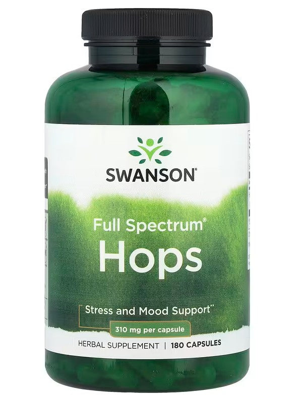 Swansoni täisspektriga humal, 310 mg – 180 kapslit