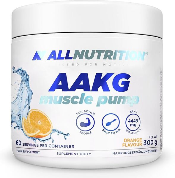 Allnutrition AAKG Muscle Pump, apelsinimaitseline – 300 g