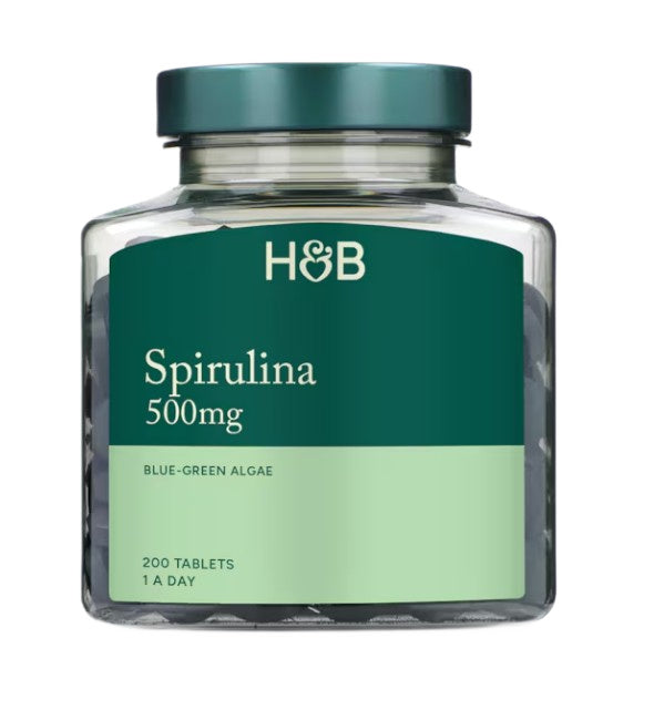 Holland & Barrett spirulina, 500 mg – 200 tabletti
