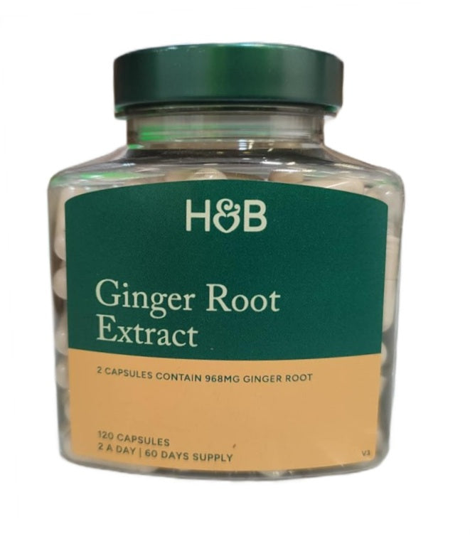 Holland & Barrett Ingveri juure ekstrakt – 120 kapslit