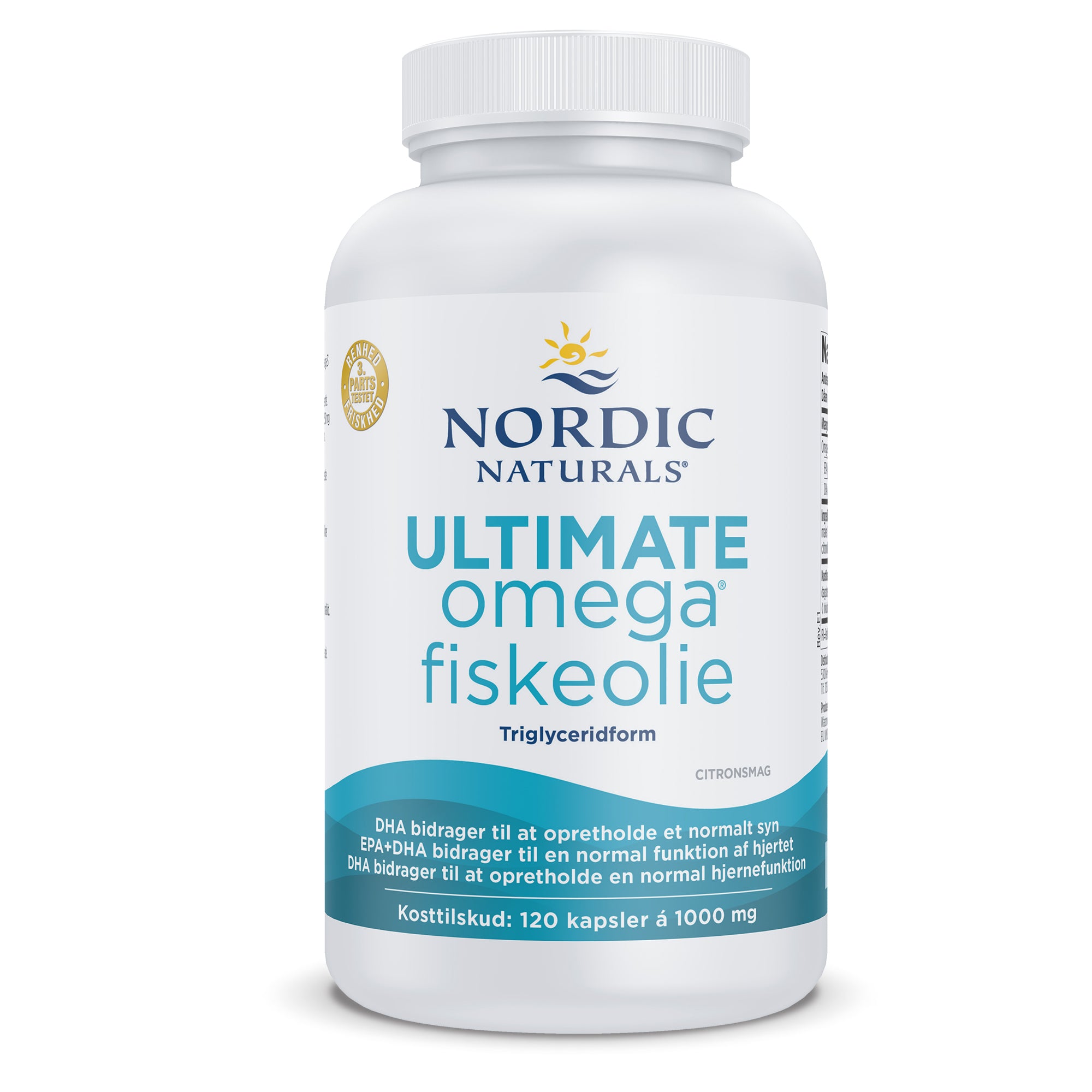 Nordic Naturals (Taani etikett) Ultimate Omega kalaõli, 1280 mg sidrun – 120 geeli