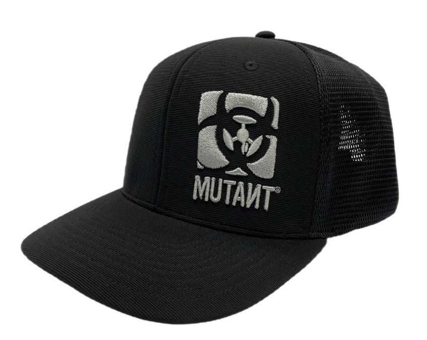 Mutant Mutant Fitted Flex Cap, must ja hõbedane – suur/eriti suur