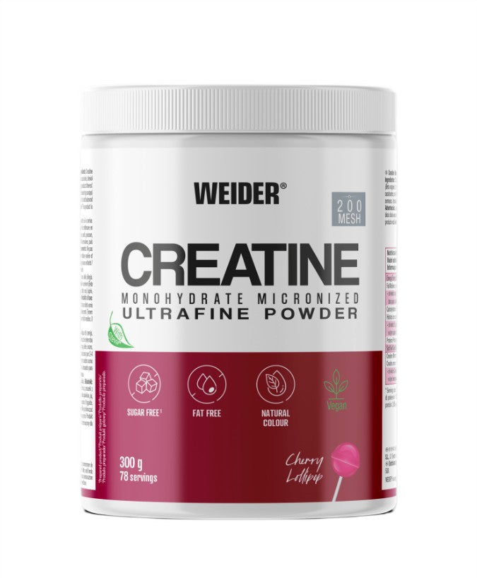 Weider kreatiinmonohüdraat, mikroniseeritud, kirsikomm - 300 g