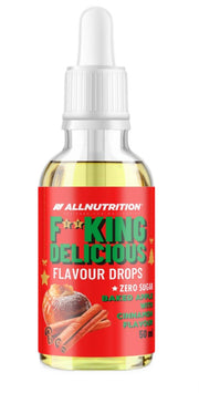 Allnutrition Fitking maitsvad tilgad, röstitud õun kaneeliga – 50 ml.