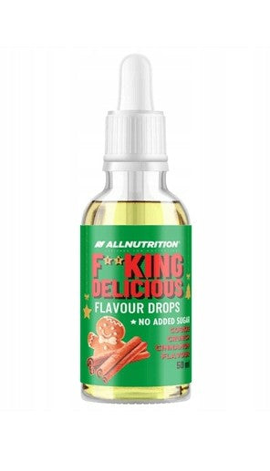 Allnutrition Fitking maitsvad maitselahused, küpsisekrõpsud kaneeliga – 50 ml.