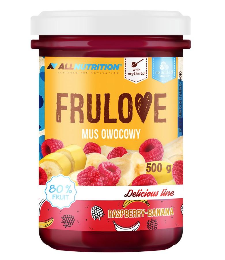 Allnutrition Frulove vaht, vaarika- ja banaanimaitsega – 500 g