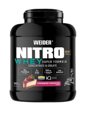 Weider Nitro Whey Super Formula, maasika-juustukoogi maitse – 908g