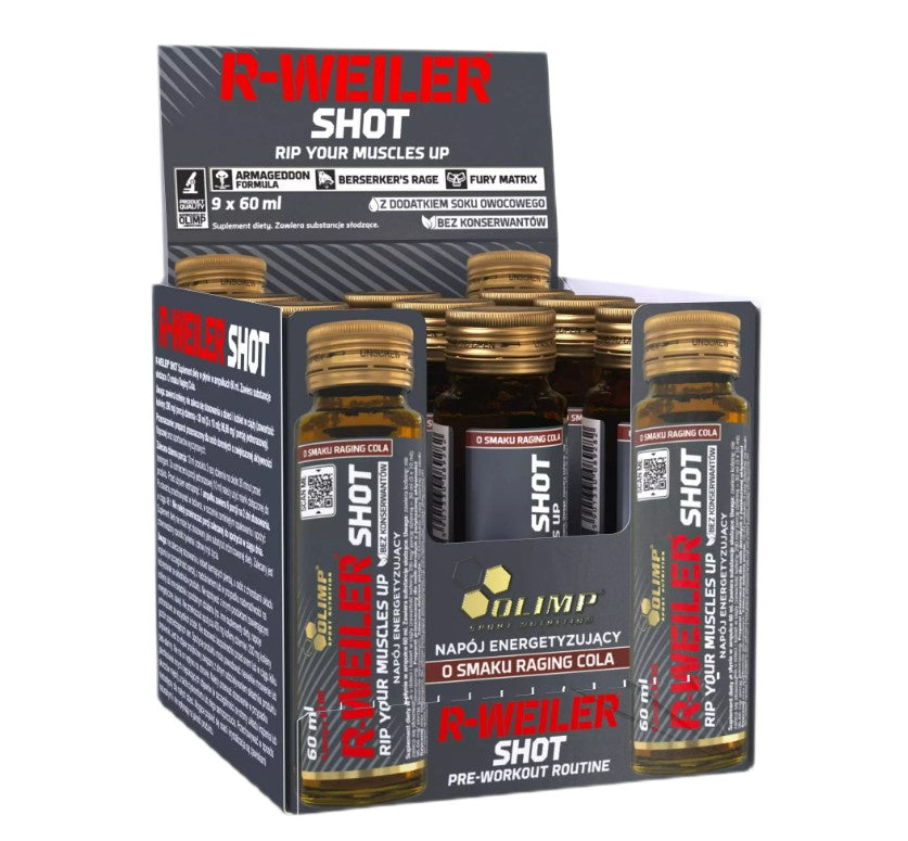 Olimp Nutrition R - Weiler Shot, Raging Cola – 9 x 60 ml.