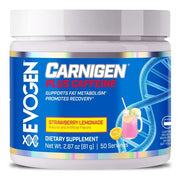 Evogen Carnigen Plus kofeiinimaitseline maasikalimonad – 81 g