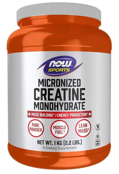 NOW Foods mikroniseeritud kreatiinmonohüdraat - 1000 g