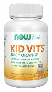 NOW Foods Kid Vits mahlased apelsinid – 120 närimistabletti