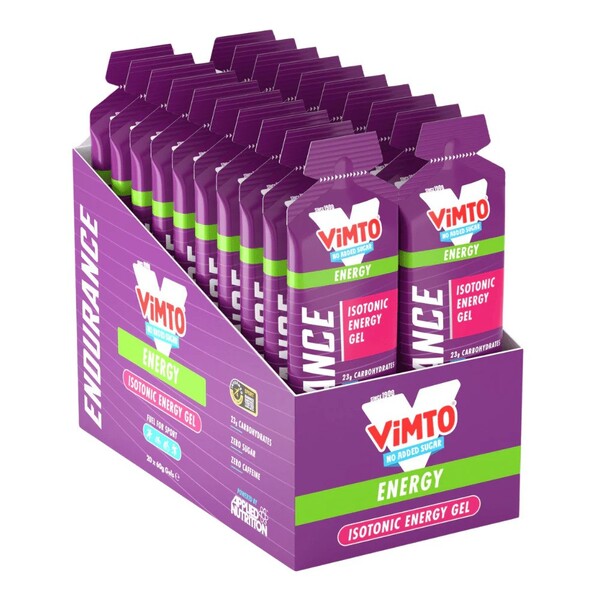 Applied Nutrition Endurance Energy isotooniline energiageel, Vimto – 20 x 60 g