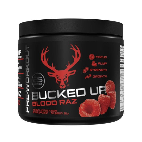 Bucked Up Bucked Up Blood Raz Pre-Workout – 282 g
