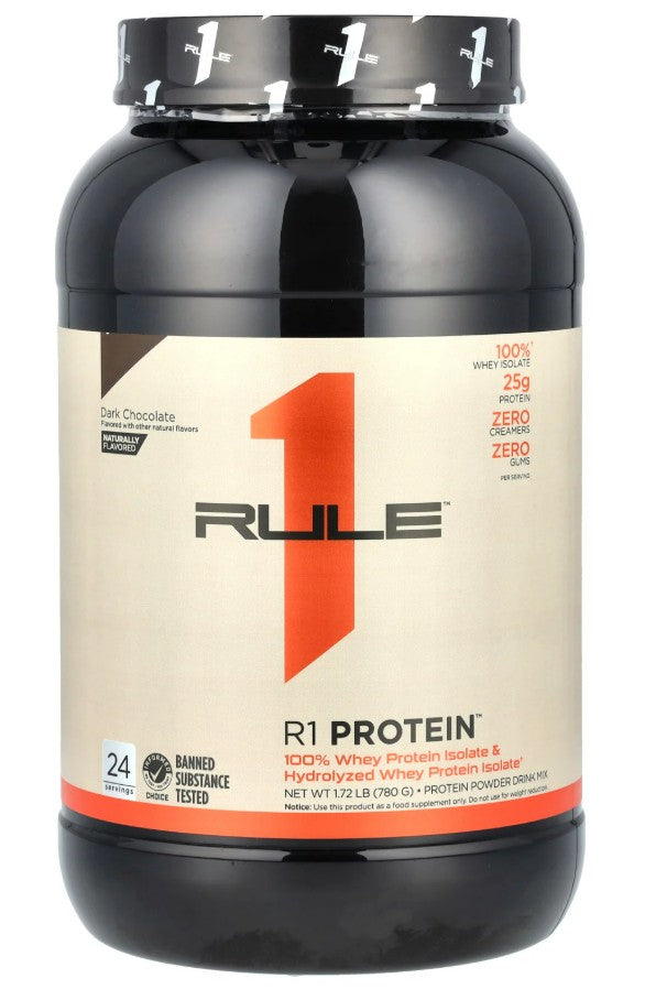 Rule One R1 proteiinšokolaad loodusliku maitsega, tumeda šokolaadi maitsega – 780 g