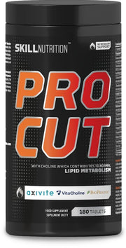 Skill Nutrition Pro Cut, rasvaainevahetuse toetamine – 180 tabletti
