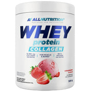 Allnutrition vadakuvalgu kollageen, maasikamaitseline – 500 g
