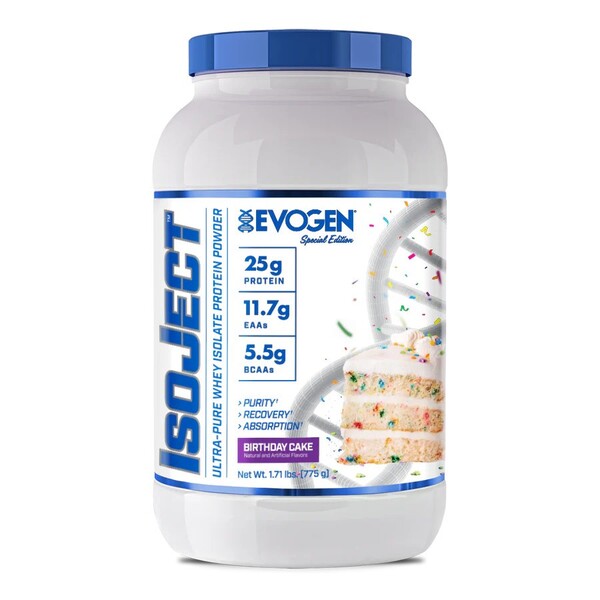 Evogen IsoJect, Birthday Cake - 775 g