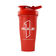 Rule One R1 raputipudel kontuuritud logoga, punane – 600 ml.