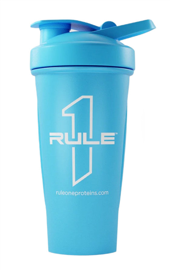 Rule One R1 raputamispudel kontuuritud logoga, sinine - 600 ml.