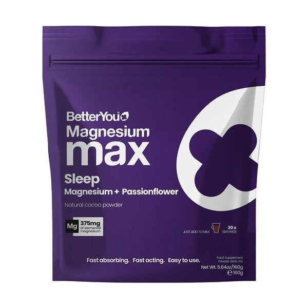 BetterYou Magnesium Max Sleep, looduslik kakao - 160 g