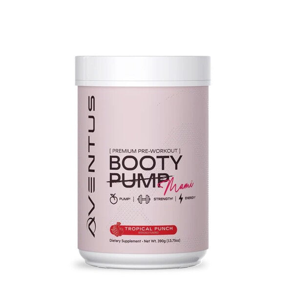 Aventus Supplements Booty Pump – kõrgeima kvaliteediga treeningeelne toidulisand, Mami Tropical Punch – 390 g