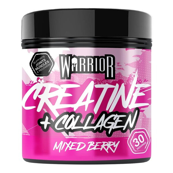Warrior kreatiin + kollageen, marjapulber – 270 g