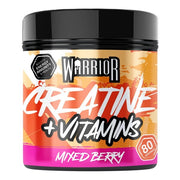 Warrior kreatiin + vitamiinid, segamarjamaitseline – 360 g