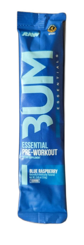 Raw Nutrition CBUM Essential enne treeningut, sinine vaarikas - 13,6 g (1 portsjon)