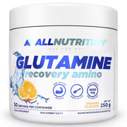 Allnutrition Glutamiini taastavad aminohapped, apelsinimaitseline – 250 g
