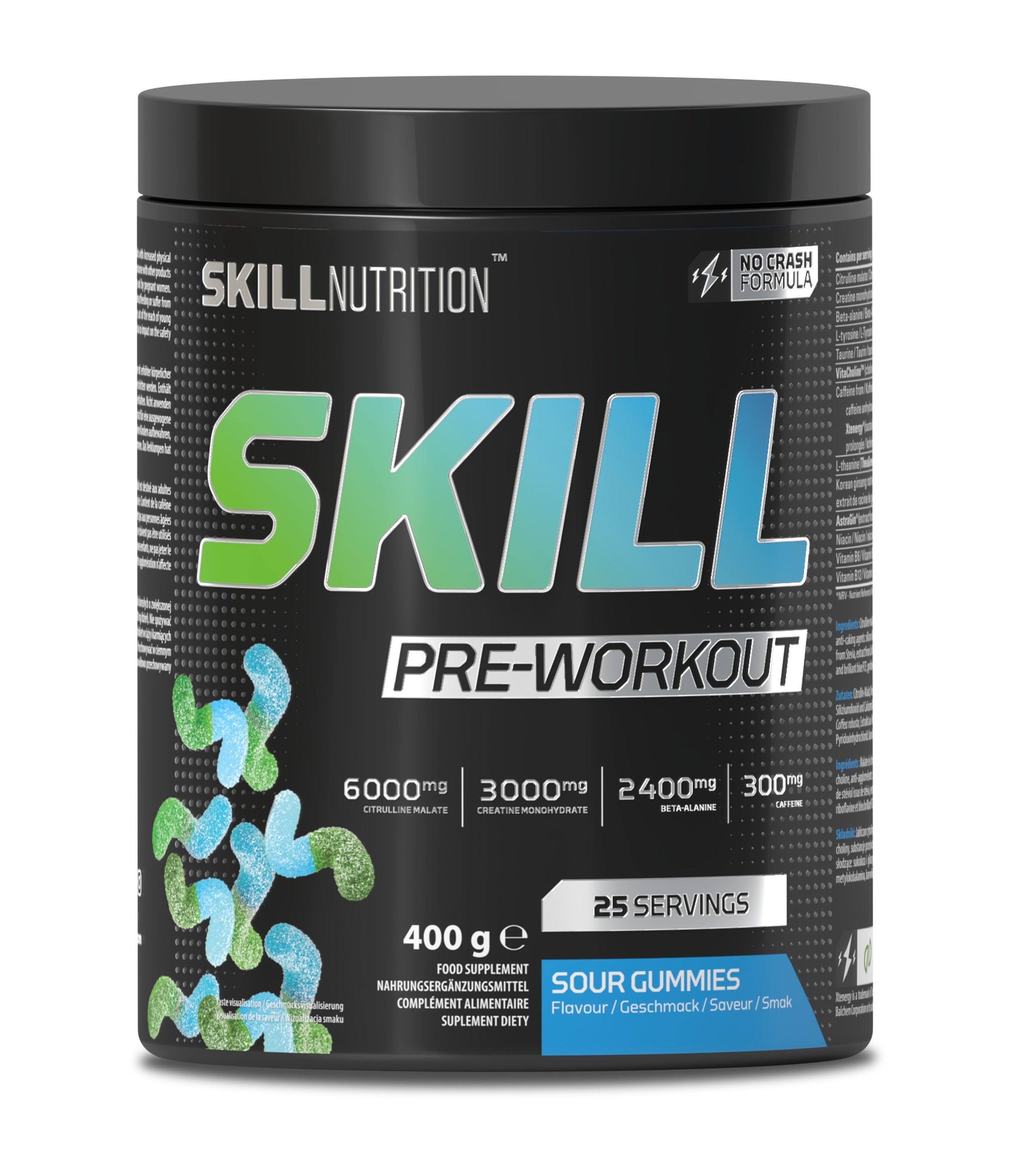 Skill Nutrition Skill hapud trennieelsed kummikommid – 400 g