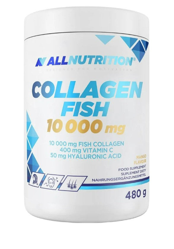 Allnutrition kalakollageen, 10000 mg (mango) – 480 g