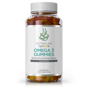 Cytoplan Kid's Omega 3 närimiskommid, maasika- ja apelsinimaitselised – 60 närimiskommi