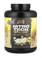 MuscleTech Nitro-Tech Whey Gold banaanikreemiga – 2270 g